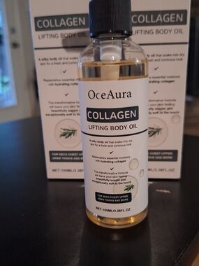 Collagen Lifting Body Oil - Clear with Gold Tint
